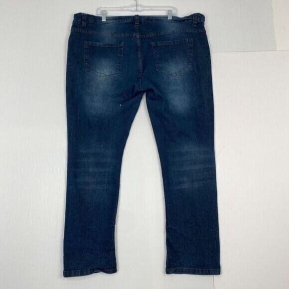 PD&C Paper Authenticity Denim Cloth Slim Straight Blue Jeans Mens Size 44X32 - Picture 2 of 11
